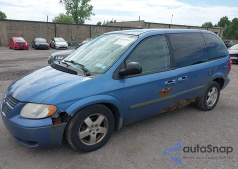 2007 Dodge Caravan Sxt from USA, damaged, VIN 1D8GP45R47B209069